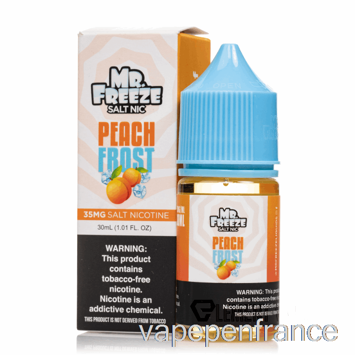 Gel De Pêche - Mr Sels De Congélation - Stylo Vape 30 Ml 50 Mg